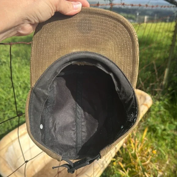 Vintage Stussy Y2K Tan Skate Corduroy 5 Panel Cap one Size - Picture 8 of 12